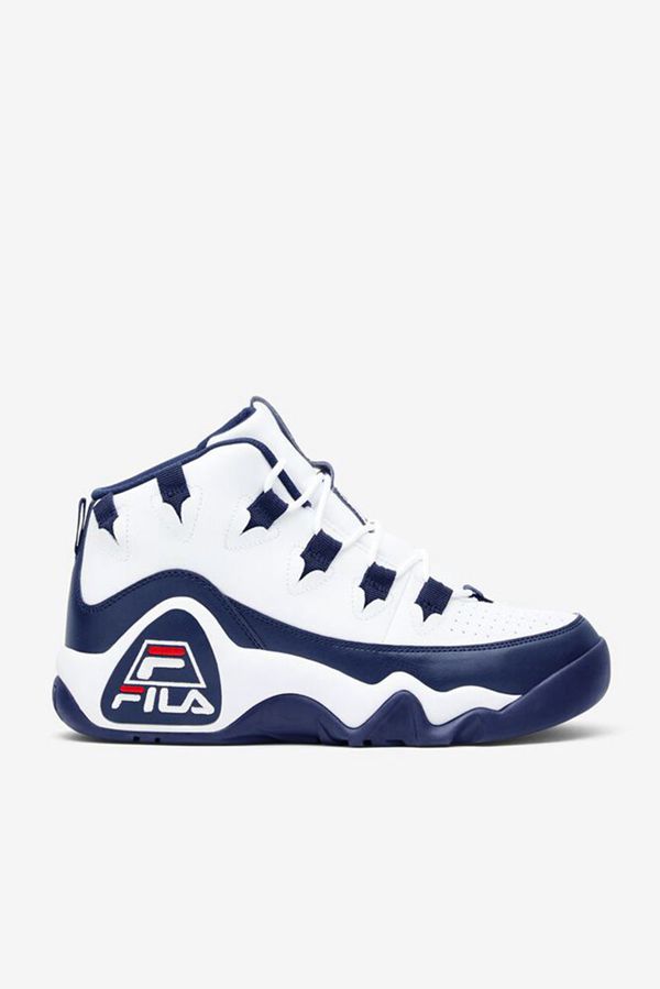 Zapatillas Fila Hombre Blancas / Azul Marino / Rojas - Grant Hill 1 - España 123604RHF